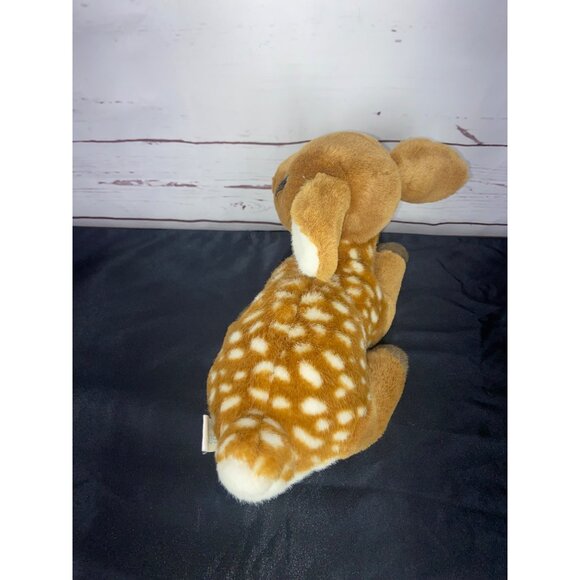 Vtg Soft Paws Brown Spotted Fawn Deer‎ 1990s Plush Stuffed Animal Toy - Picture 4 of 8